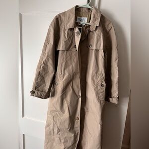 Oversized vintage trench coat
